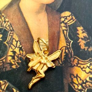 5/$10❤️❤️❤️NEW Rose Gold Toned Alloy FAIRY Charm Pendant